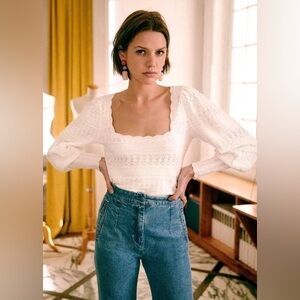 Sezane Ronnie top size XS